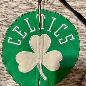 Boston Celtics Women’s XL full zip hooded sweatshirt